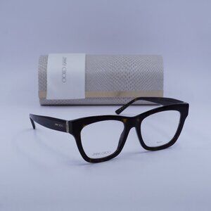 Jimmy Choo JC351 0086 00 Square 53mm Eyeglasses - Havana
